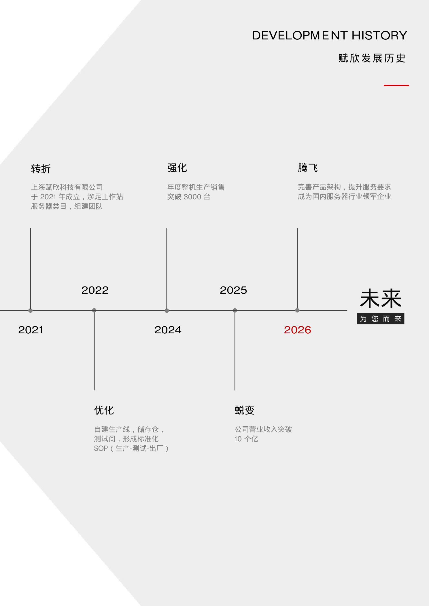 赋欣发展历史 2021 至 2026